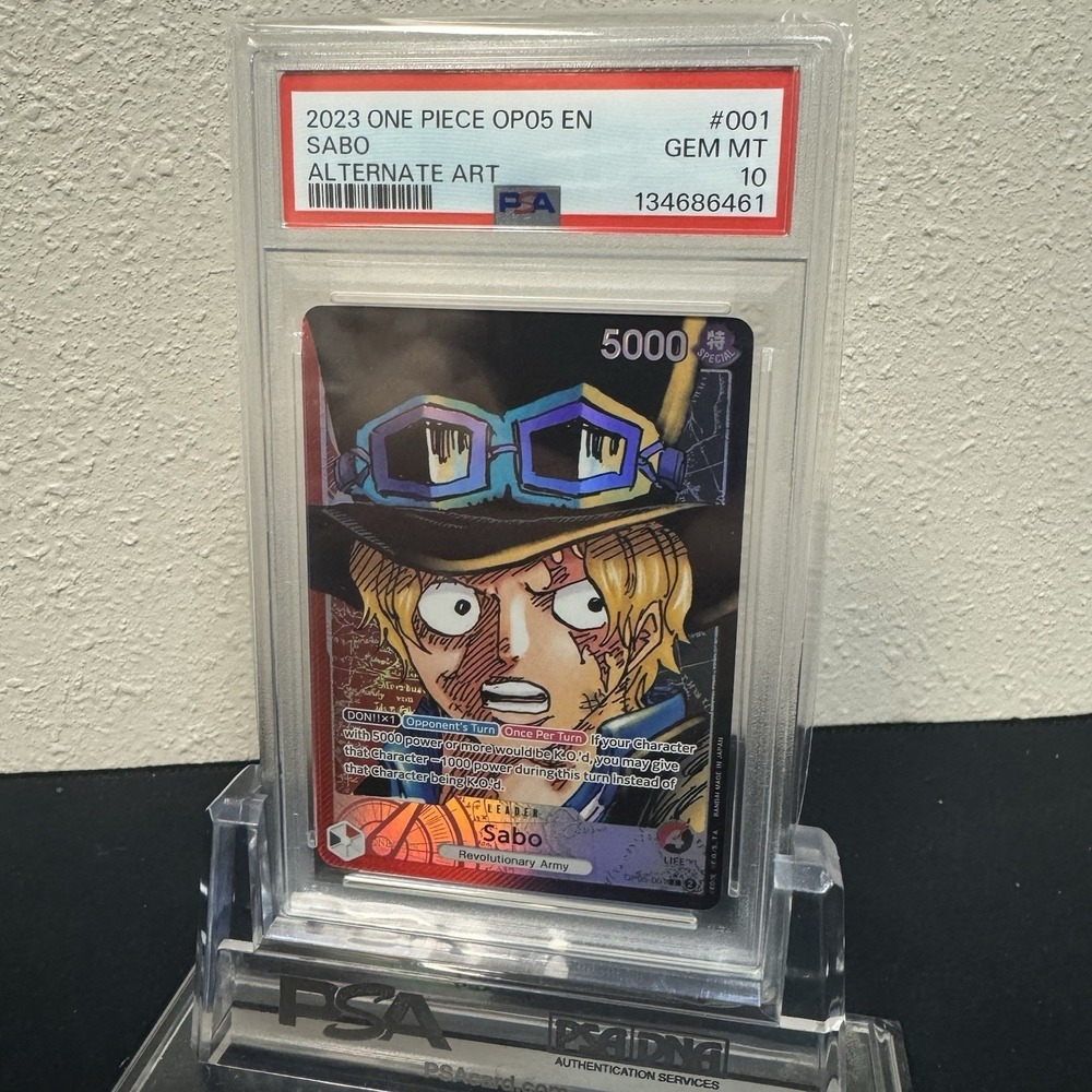 2023 One Piece Awakening Of New Era Sabo Leader Alternate Art SP #001 PSA 10